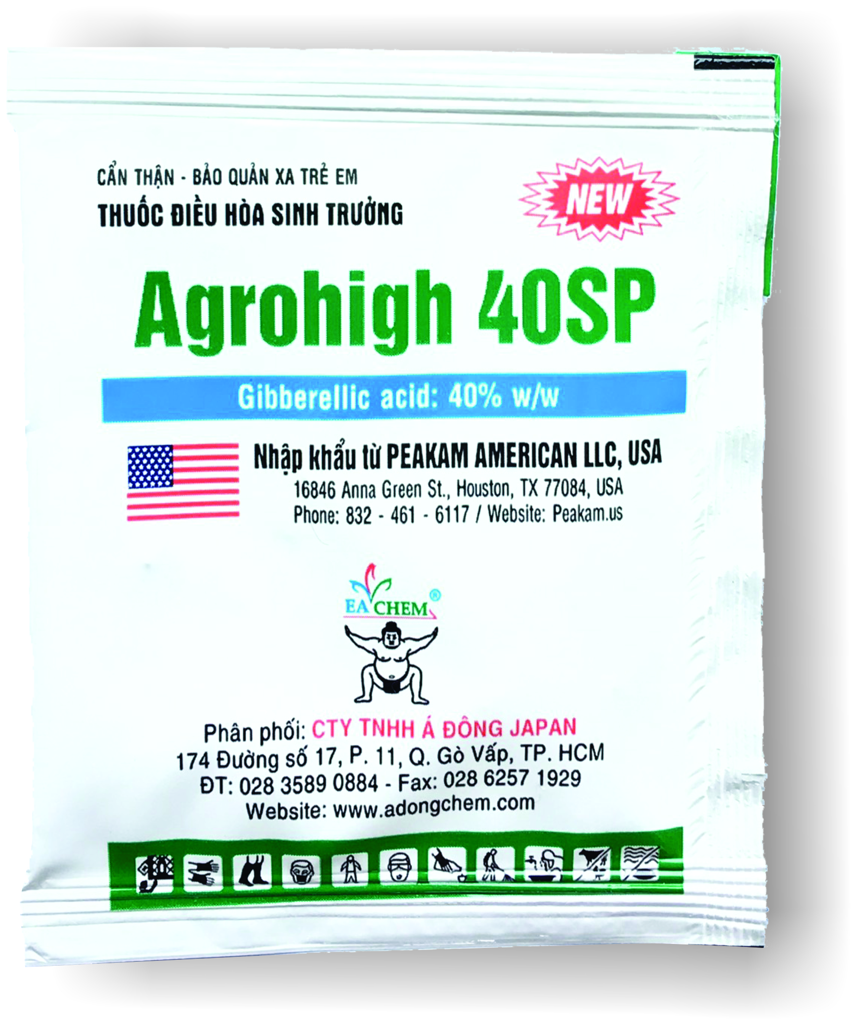 Agrohigh 40SP (Thuốc điều hoà sinh trưởng)